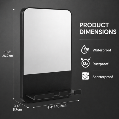 Anti-Fog Shower Mirror