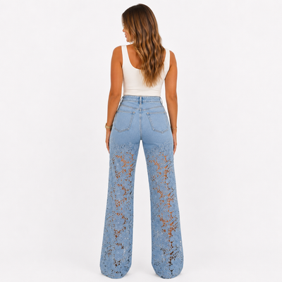 The Floral Lace Jean