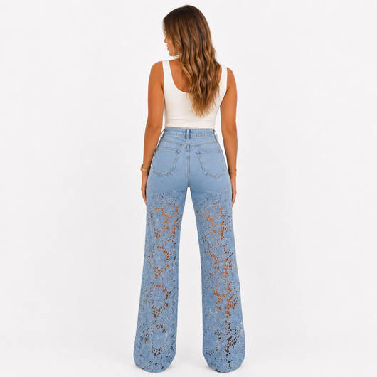 The Floral Lace Jean
