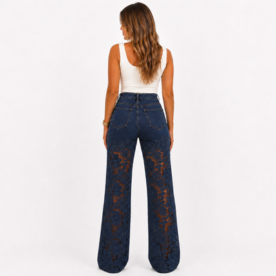 The Floral Lace Jean