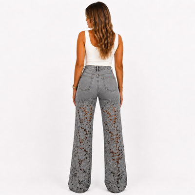 The Floral Lace Jean