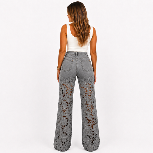 The Floral Lace Jean