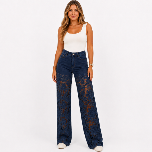 The Floral Lace Jean